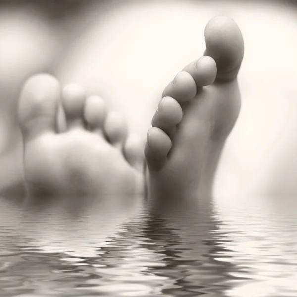 Pequeños pies — Foto de Stock
