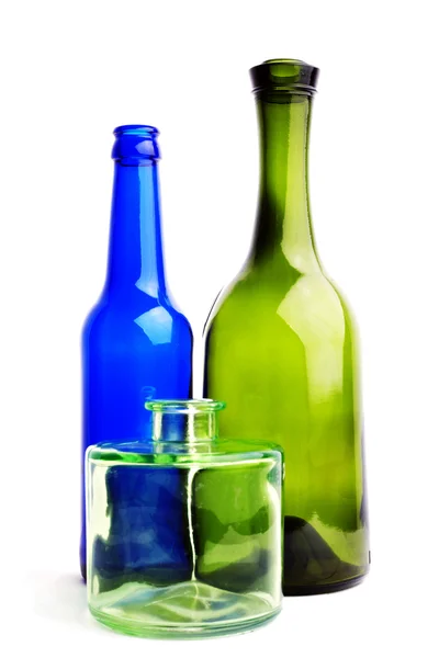 Tři láhve — Stock fotografie