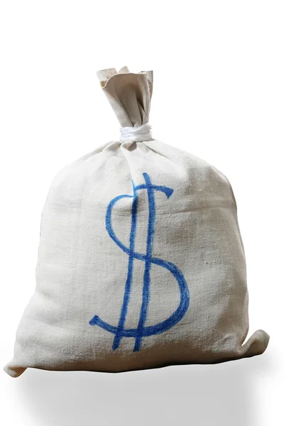 Τσάντα με σημάδι δολαρίου — Φωτογραφία Αρχείου