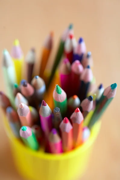 Ceruza, egy pohár — Stock Fotó