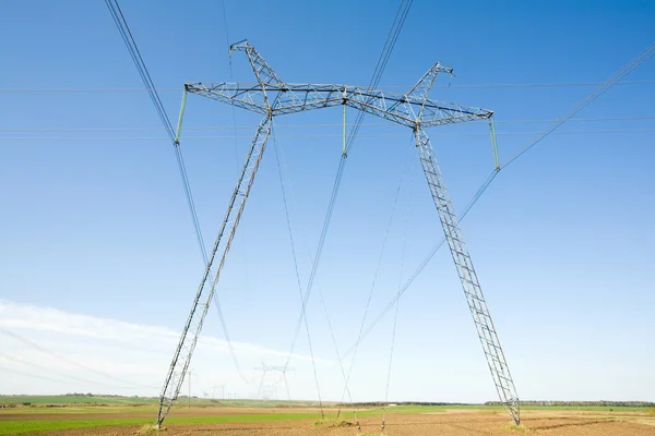 High voltage pylons — Stock Photo, Image