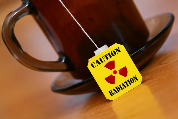 Caution radiation — Stock Photo, Image