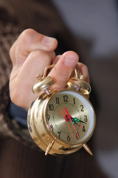 Time on finger — Stock Photo, Image