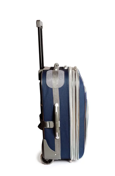 Mavi valiz — Stok fotoğraf