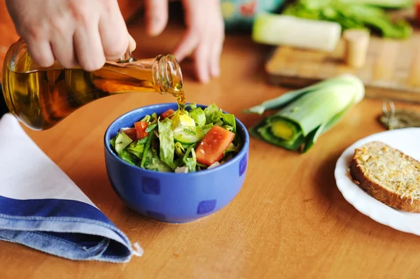 Taze lezzetli salata — Stok fotoğraf