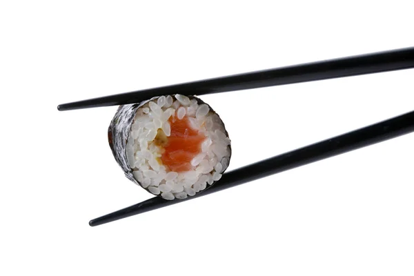 Shushi-roll wit sticks — Stock Photo, Image