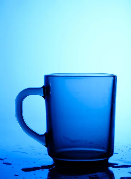 Blå kopp — Stockfoto
