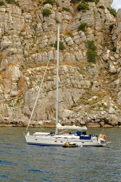 White yacht — Stock Photo, Image