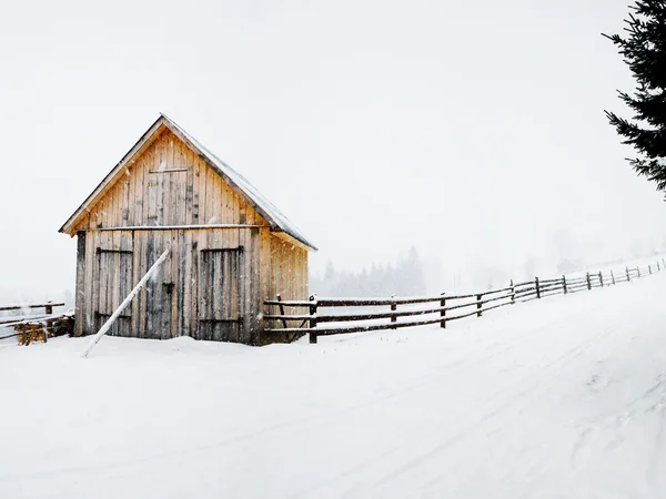 Haus in Holz — Stockfoto