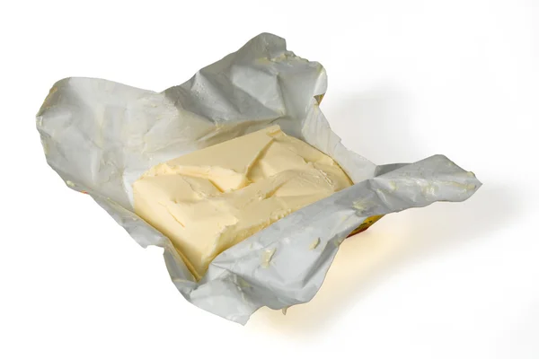 Mantequilla en papel — Foto de Stock