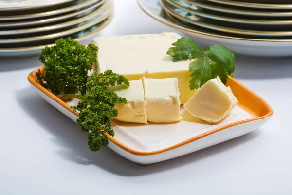 Manteiga e salsa — Fotografia de Stock