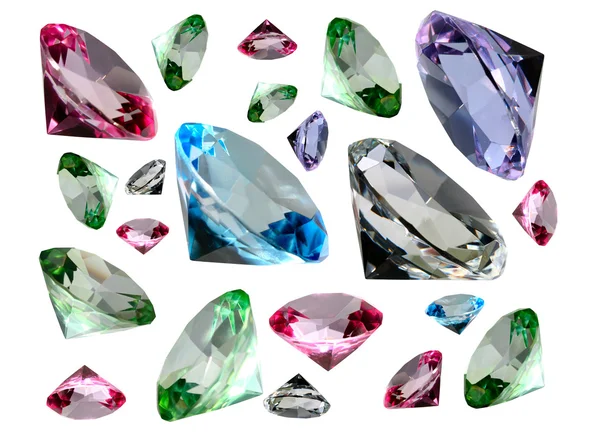 Coloured crystalls — Stock Photo, Image