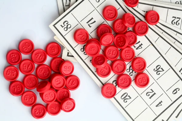 stock image Red bingo game