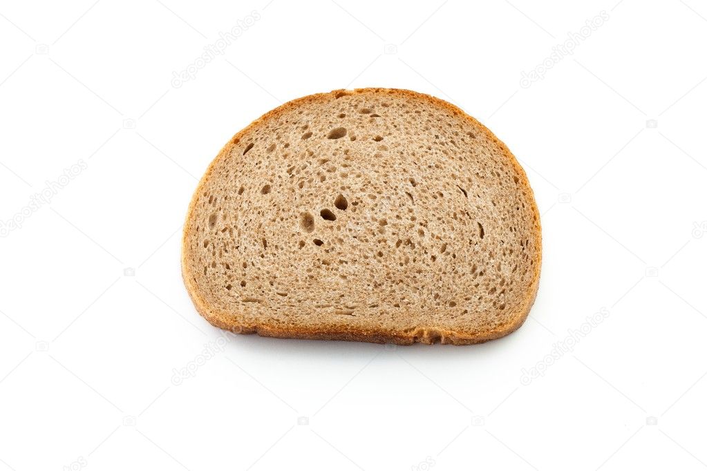 Slice of brown bread