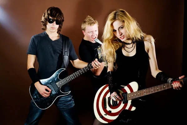 Banda de rock — Fotografia de Stock
