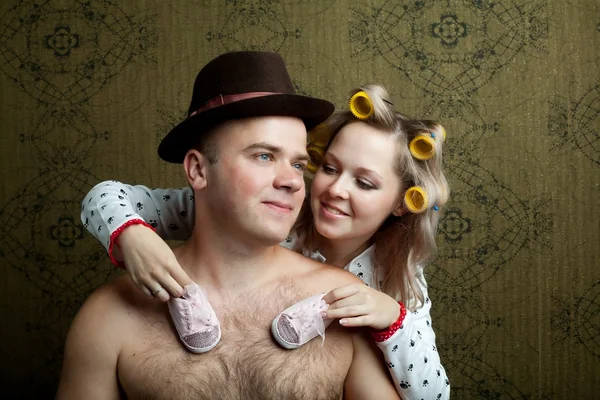 Lyckliga paret — Stockfoto
