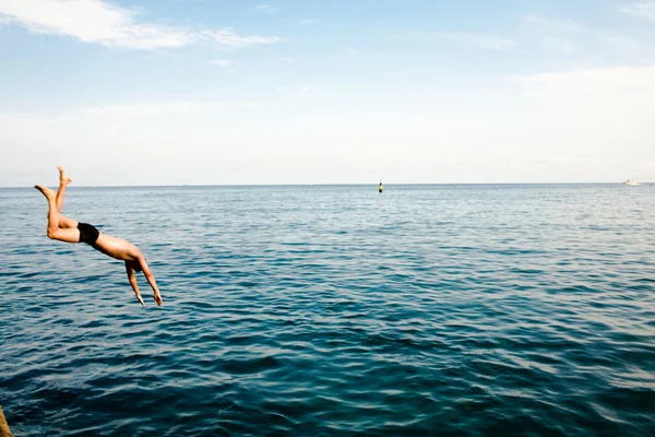 stock image Jumping man