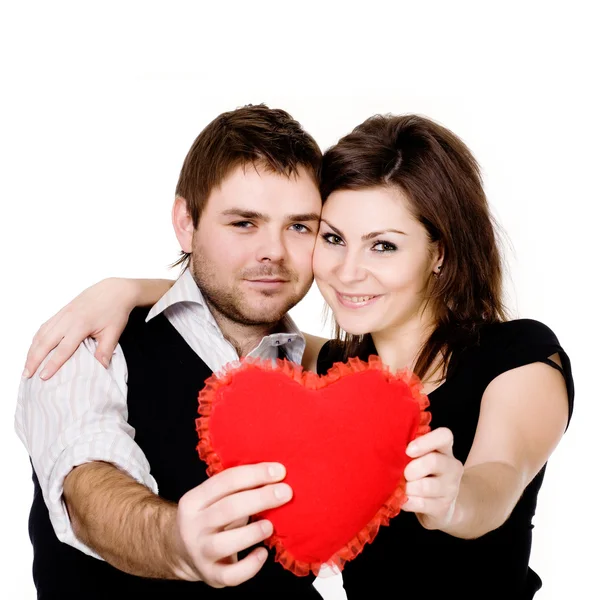 Par med hjärtat — Stockfoto