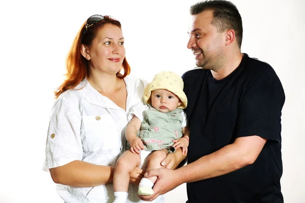 Ouders met baby — Stockfoto
