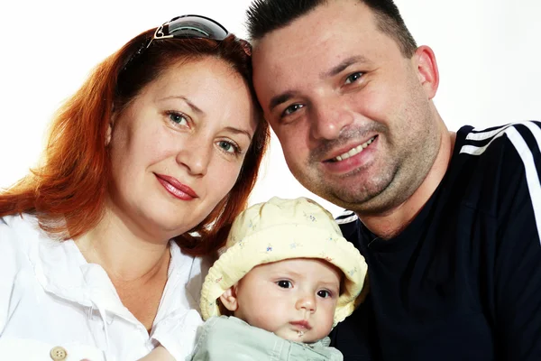 Ouders met baby — Stockfoto