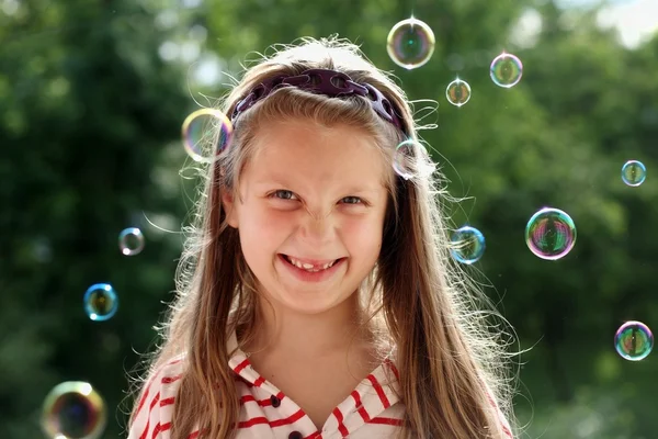 Burbujas felices —  Fotos de Stock
