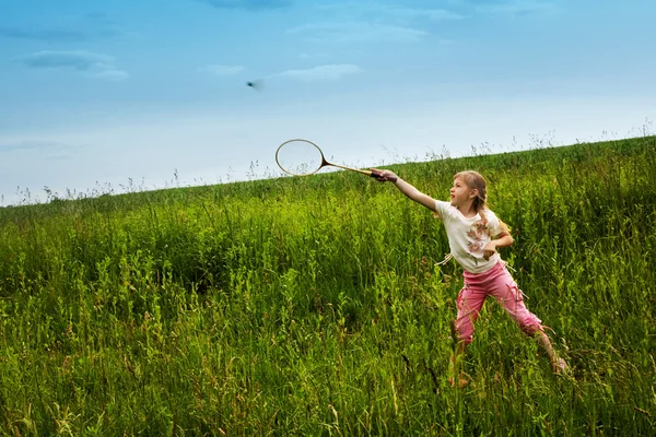 Badmintonspieler — Stockfoto
