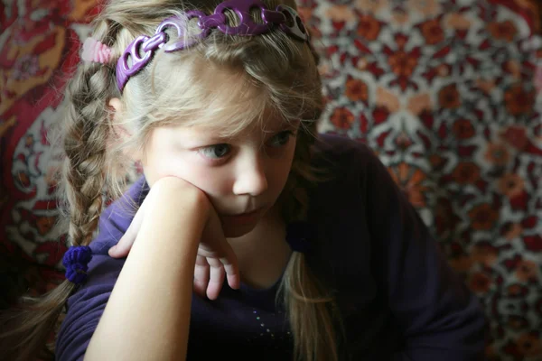 Dissatisfied girl — Stock Photo, Image