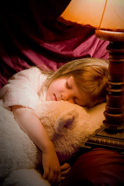 Sleeping girl — Stock Photo, Image
