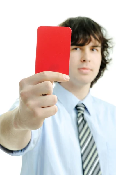 Red card — Stock Photo, Image