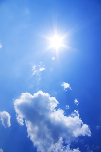 Sunny day sky — Stock Photo, Image