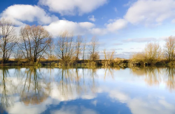 stock image Coast of the autumn river