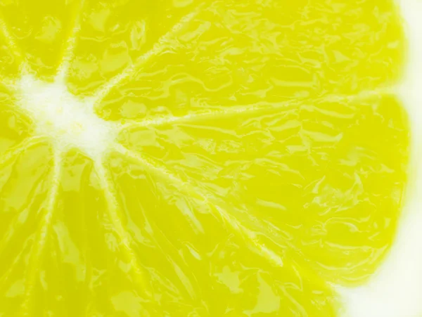 Segmento di un limone primo piano — Foto Stock