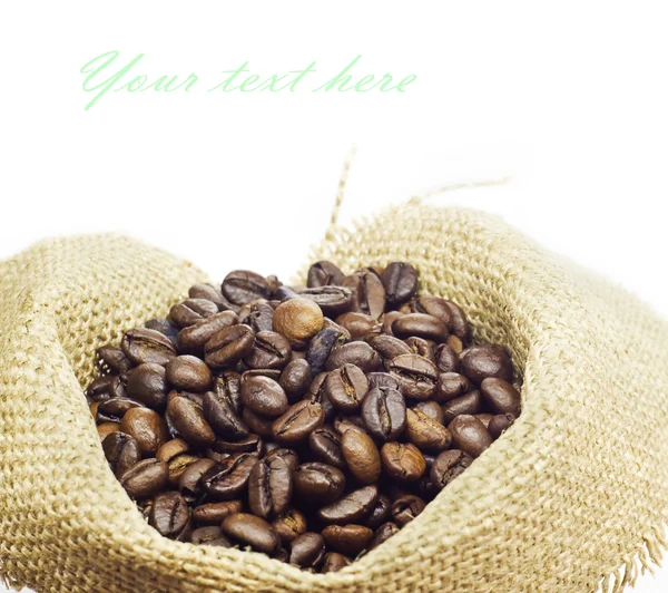 Säck från kaffe — Stockfoto
