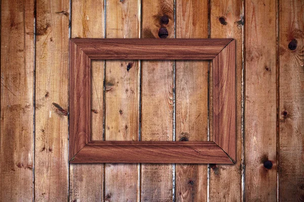 लाकडी भिंत फ्रेम — स्टॉक फोटो, इमेज