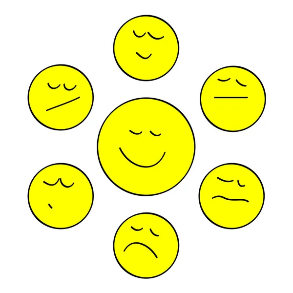 Uśmiecha się żółty — Wektor stockowy
