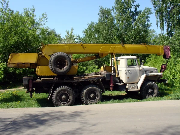 Crane truck — Stock Photo, Image