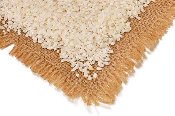 Rondkorrelige rijst — Stockfoto
