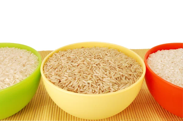 Rondkorrelige rijst — Stockfoto