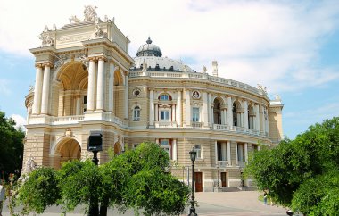 Odessa. Ukraine. theater clipart