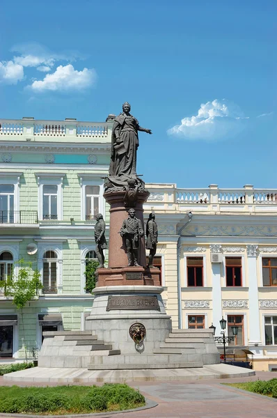 Monumento a la reina Catalina Rusia — Foto de Stock