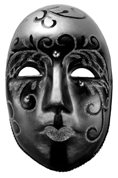 Чорний маскарад маска — стокове фото