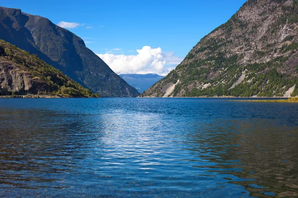 Fjord landskap — Stockfoto