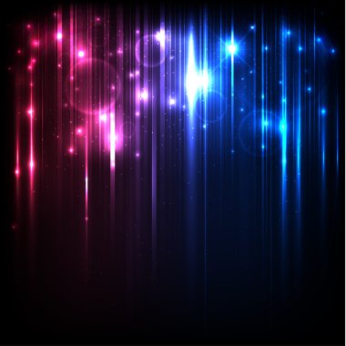 Magic lights background clipart
