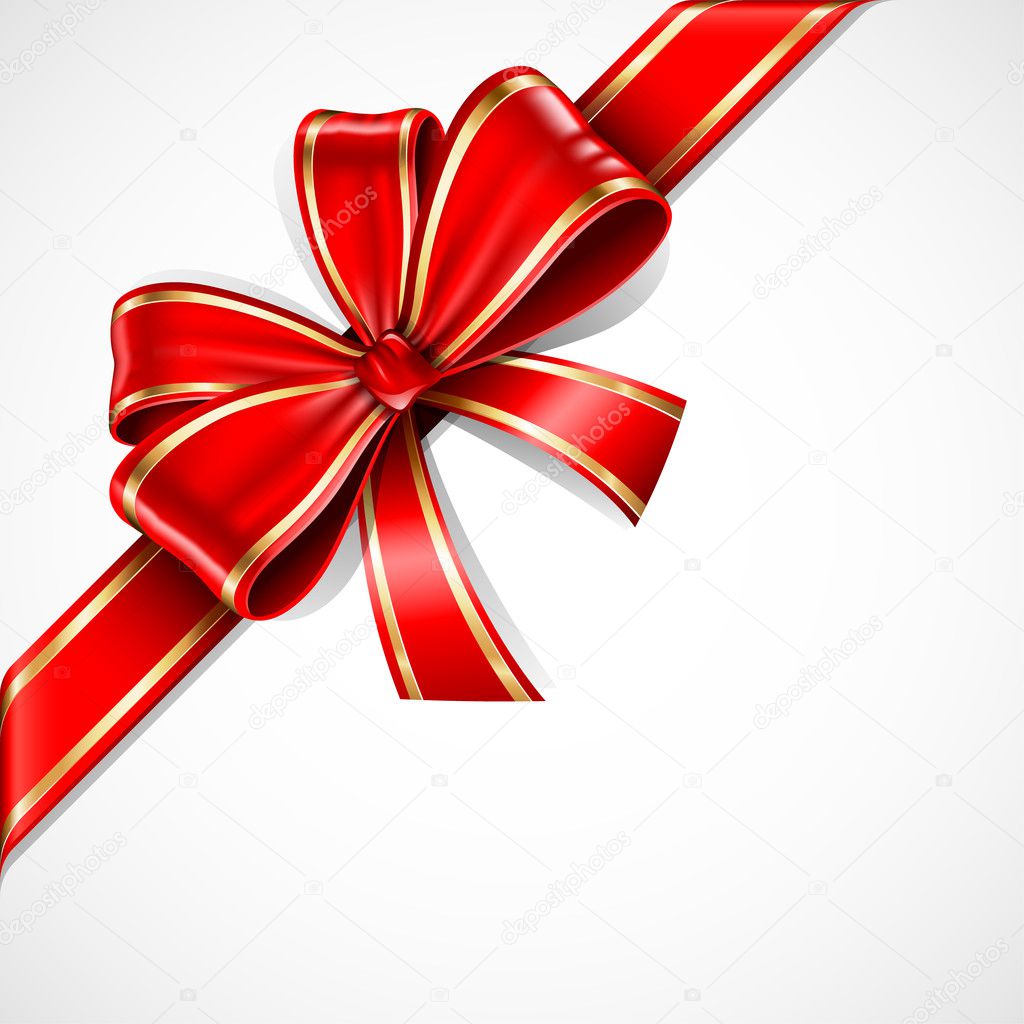 Christmas wrapping ribbon, red with gold lines - Stock Illustration  [107532134] - PIXTA