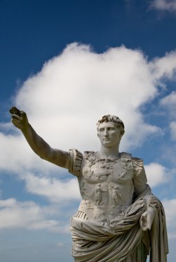 Roman Emperor Augustus Statue clipart