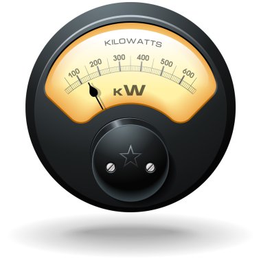 Analog Electrical Meter clipart