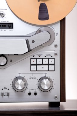 Analog stereo reel kaset deck kayıt cihazı açın