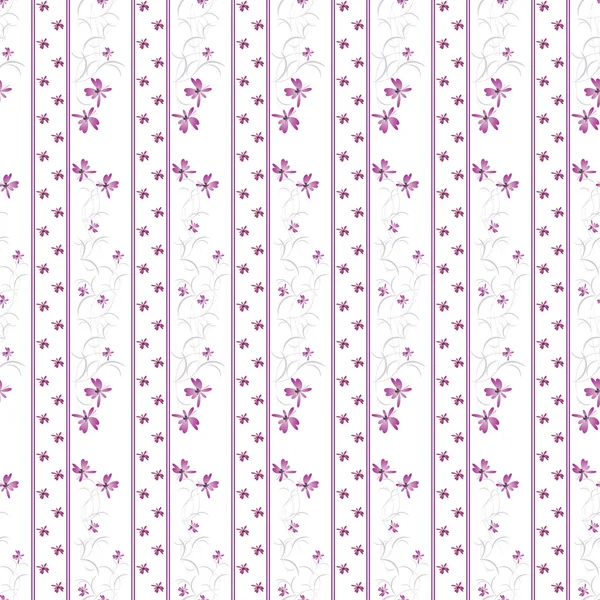 Nahtloser Hintergrund mit floralem Muster — Stockvektor