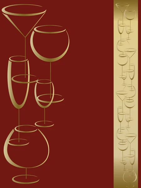 Εξώφυλλο του κρασιού κάρτα μενού — Διανυσματικό Αρχείο