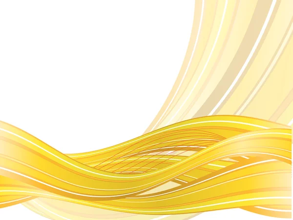 Абстрактний векторний фон з жовтими хвилями — стоковий вектор